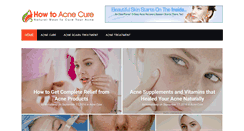 Desktop Screenshot of howtoacnecure.com