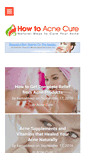 Mobile Screenshot of howtoacnecure.com